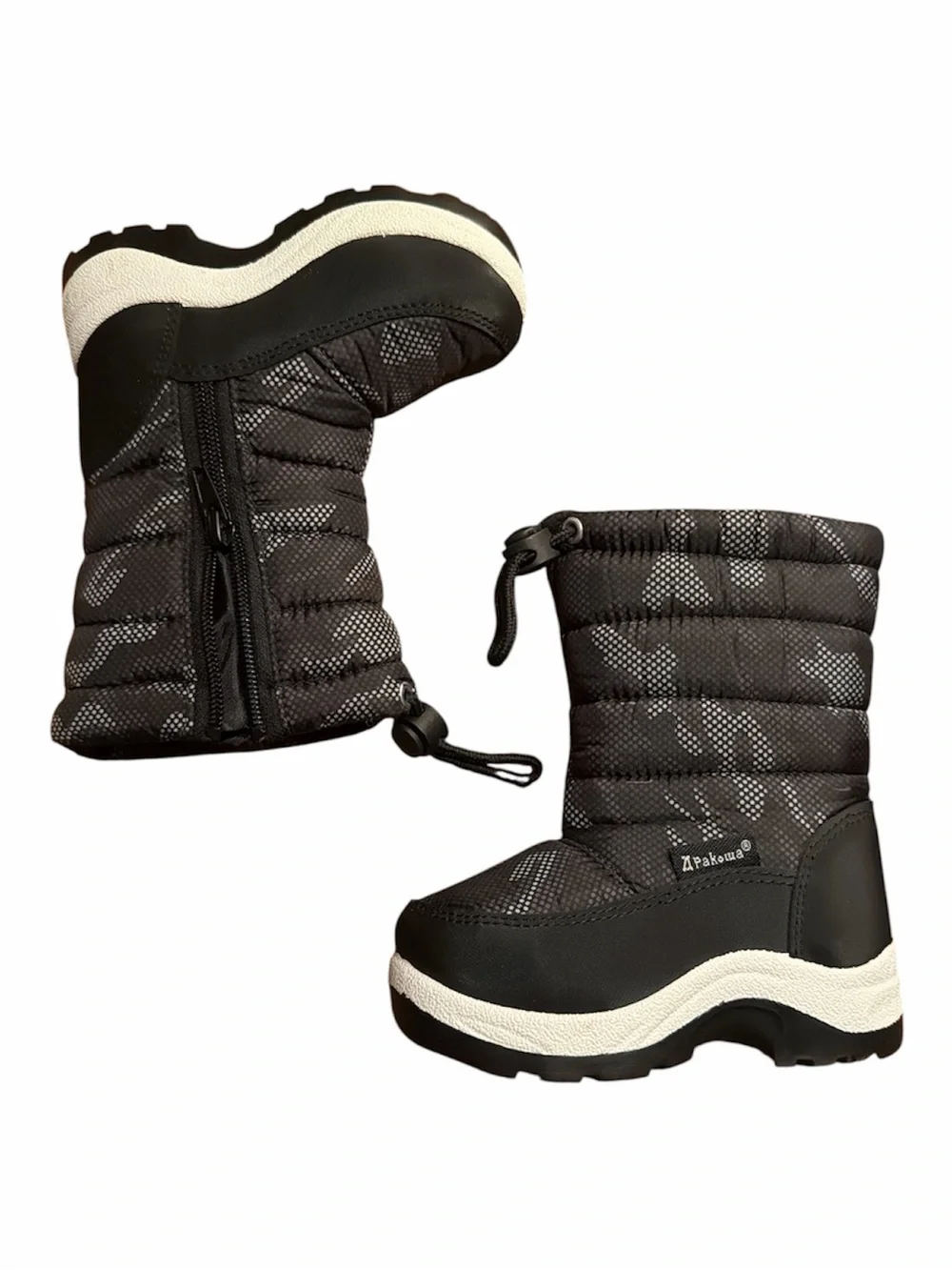 3/$30 Apakowa Kids Boys Cold Weather Snow Boots (Toddler/Little Kid)